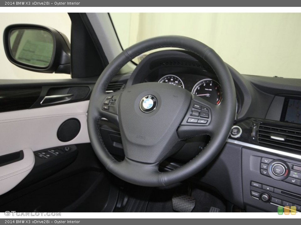 Oyster Interior Steering Wheel for the 2014 BMW X3 xDrive28i #80717792