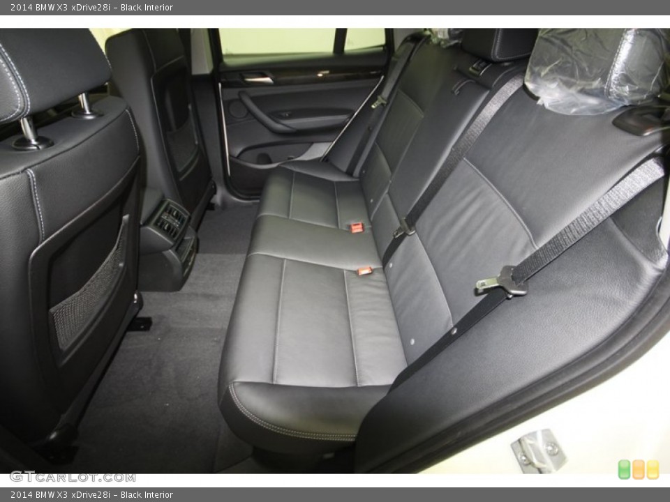Black Interior Rear Seat for the 2014 BMW X3 xDrive28i #80718017