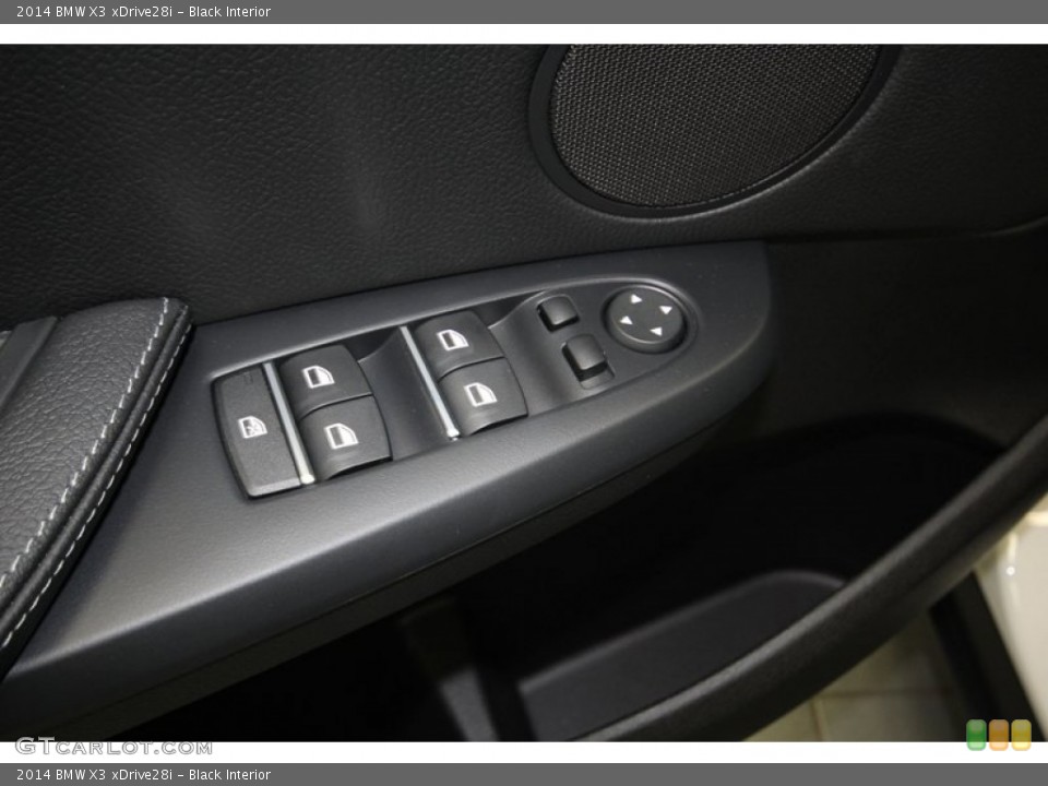 Black Interior Controls for the 2014 BMW X3 xDrive28i #80718046