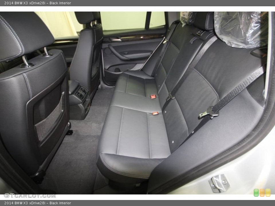 Black Interior Rear Seat for the 2014 BMW X3 xDrive28i #80718527