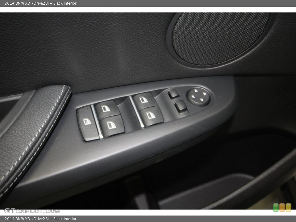 Black Interior Controls for the 2014 BMW X3 xDrive28i #80718549