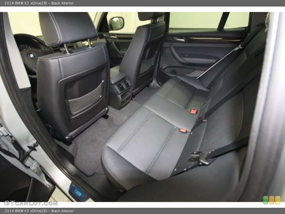 Black Interior Rear Seat for the 2014 BMW X3 xDrive28i #80718709