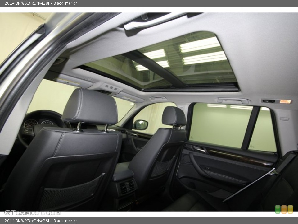 Black Interior Sunroof for the 2014 BMW X3 xDrive28i #80718728