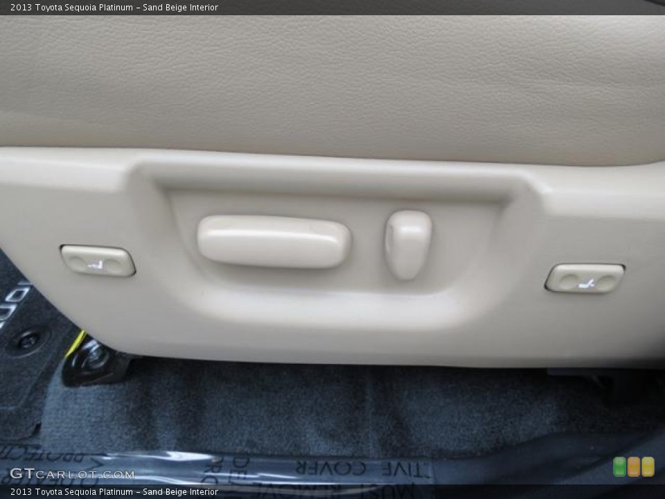 Sand Beige Interior Front Seat for the 2013 Toyota Sequoia Platinum #80718999