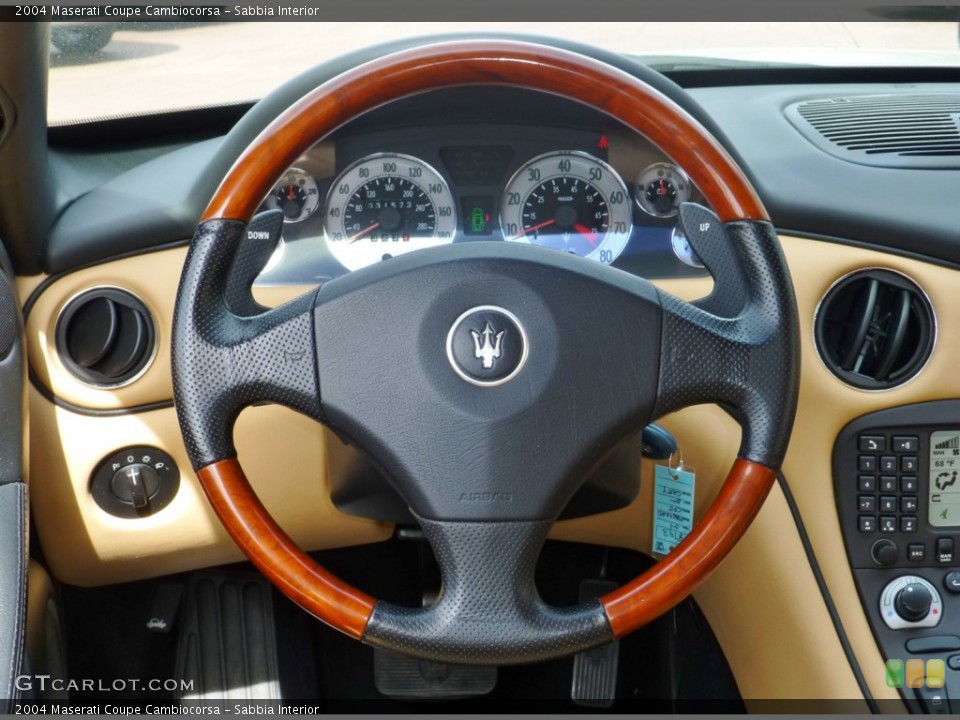 Sabbia Interior Steering Wheel for the 2004 Maserati Coupe Cambiocorsa #80719068