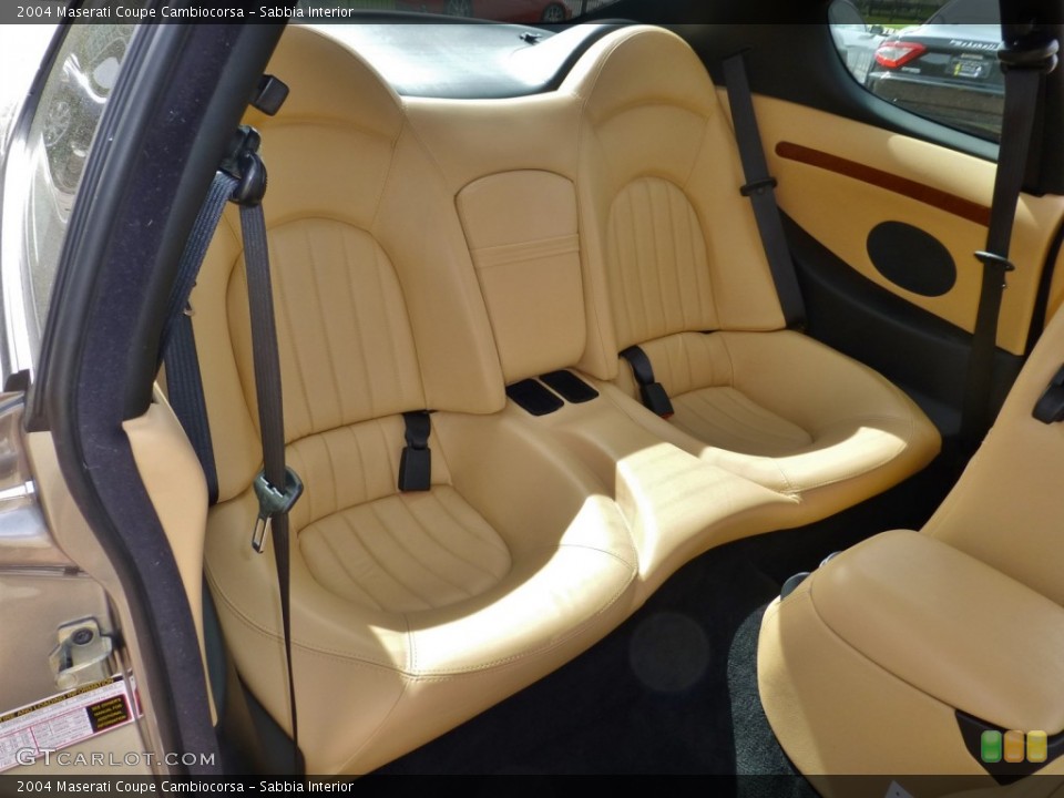 Sabbia Interior Rear Seat for the 2004 Maserati Coupe Cambiocorsa #80719100