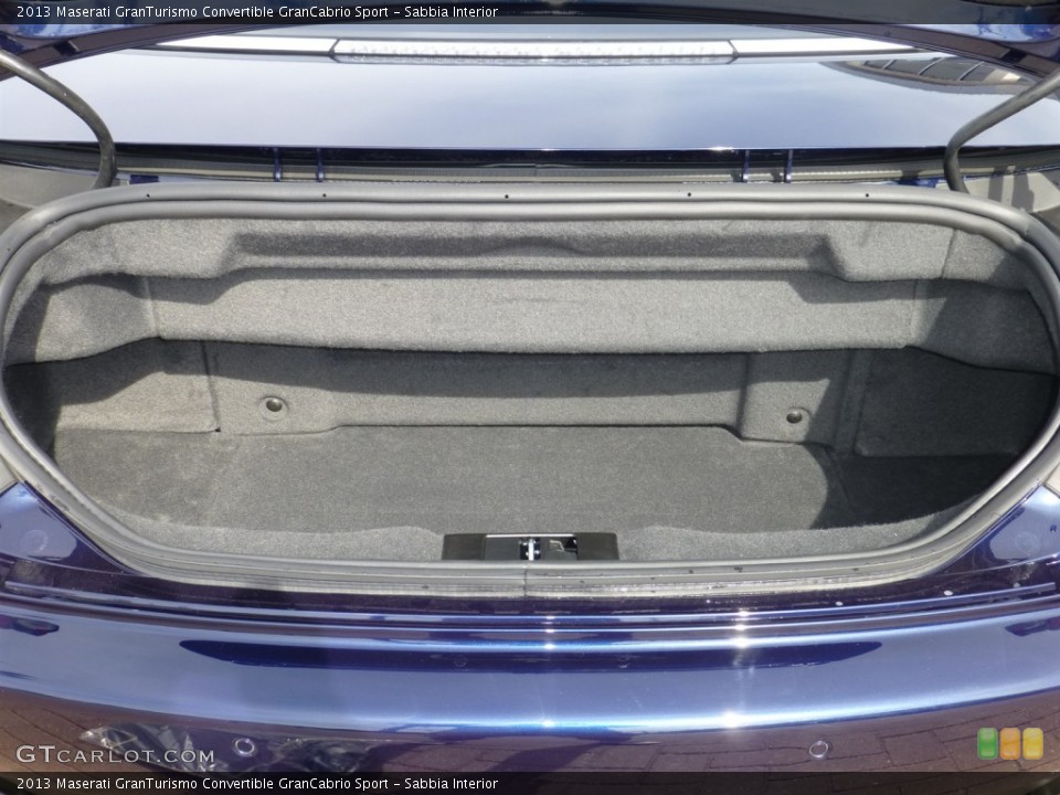 Sabbia Interior Trunk for the 2013 Maserati GranTurismo Convertible GranCabrio Sport #80719568
