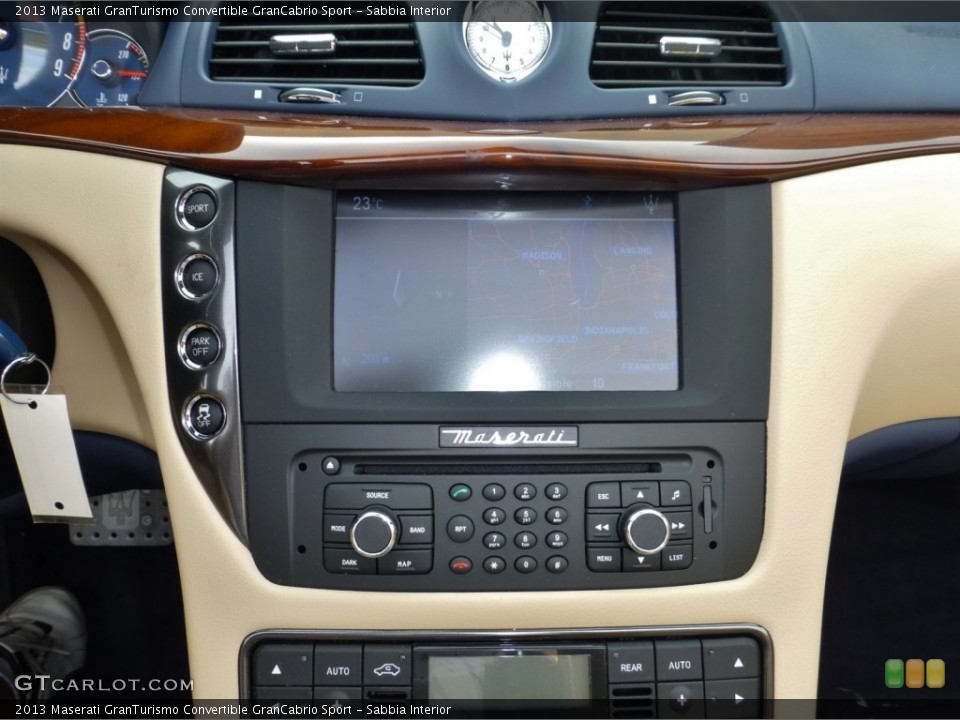 Sabbia Interior Controls for the 2013 Maserati GranTurismo Convertible GranCabrio Sport #80719898