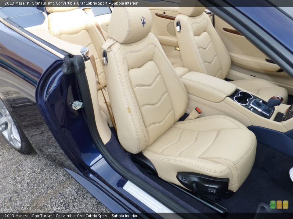 Sabbia Interior Front Seat for the 2013 Maserati GranTurismo Convertible GranCabrio Sport #80719997