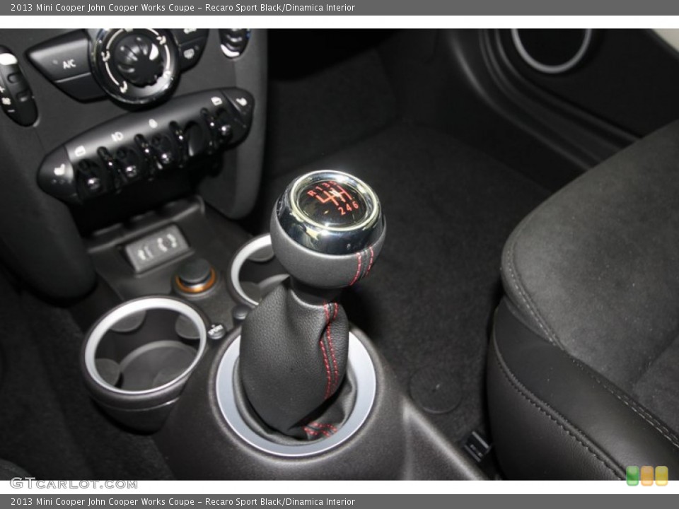 Recaro Sport Black/Dinamica Interior Transmission for the 2013 Mini Cooper John Cooper Works Coupe #80721032