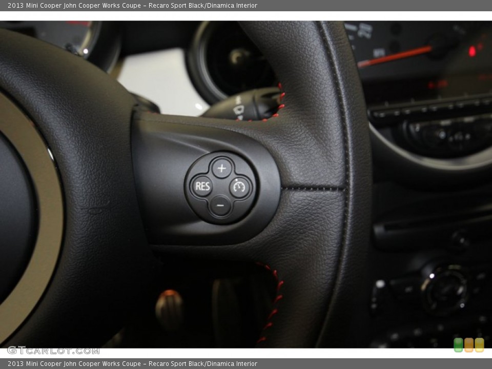 Recaro Sport Black/Dinamica Interior Controls for the 2013 Mini Cooper John Cooper Works Coupe #80721041