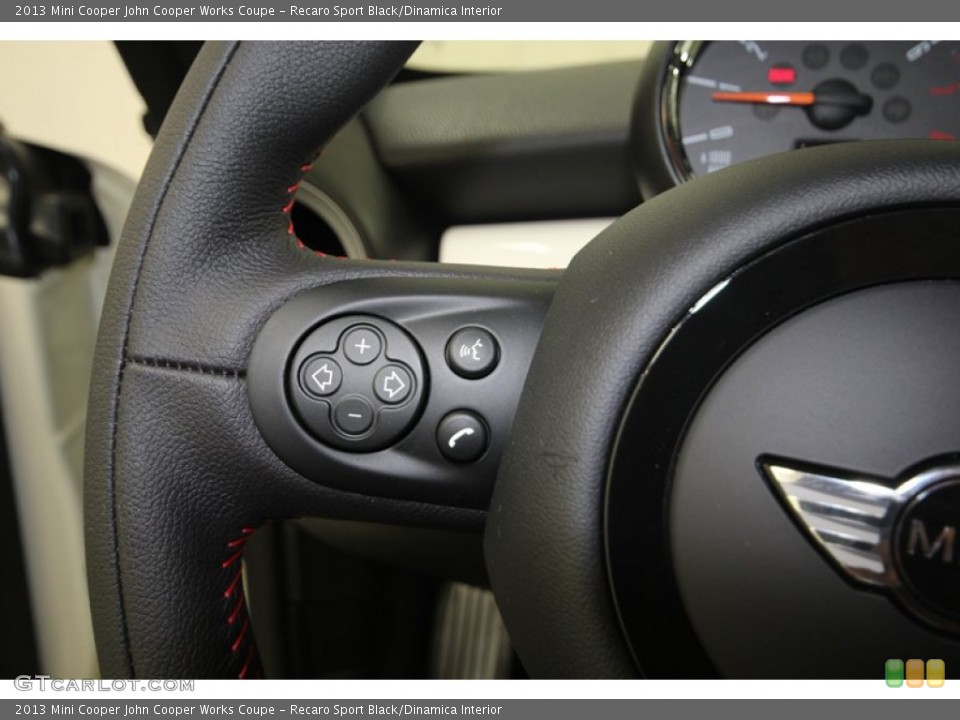 Recaro Sport Black/Dinamica Interior Controls for the 2013 Mini Cooper John Cooper Works Coupe #80721044