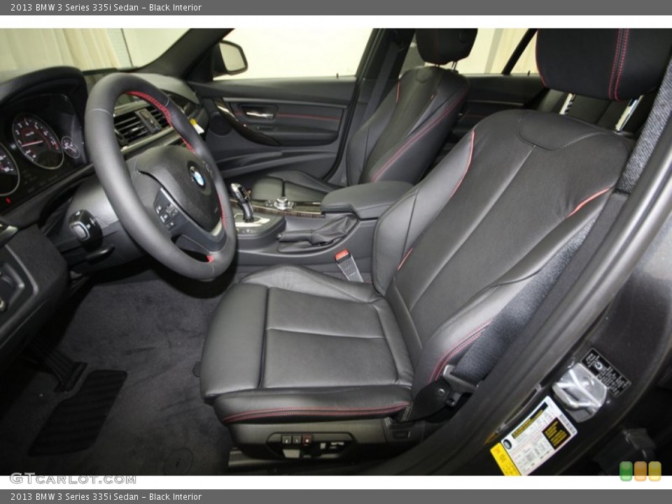 Black Interior Photo for the 2013 BMW 3 Series 335i Sedan #80721401