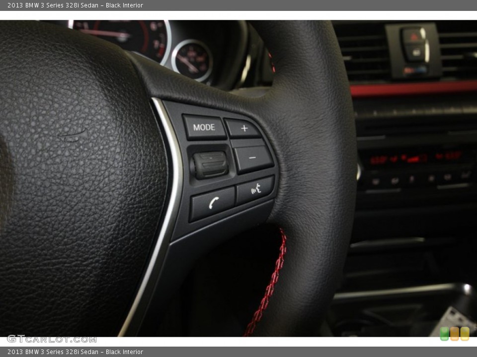 Black Interior Controls for the 2013 BMW 3 Series 328i Sedan #80721563