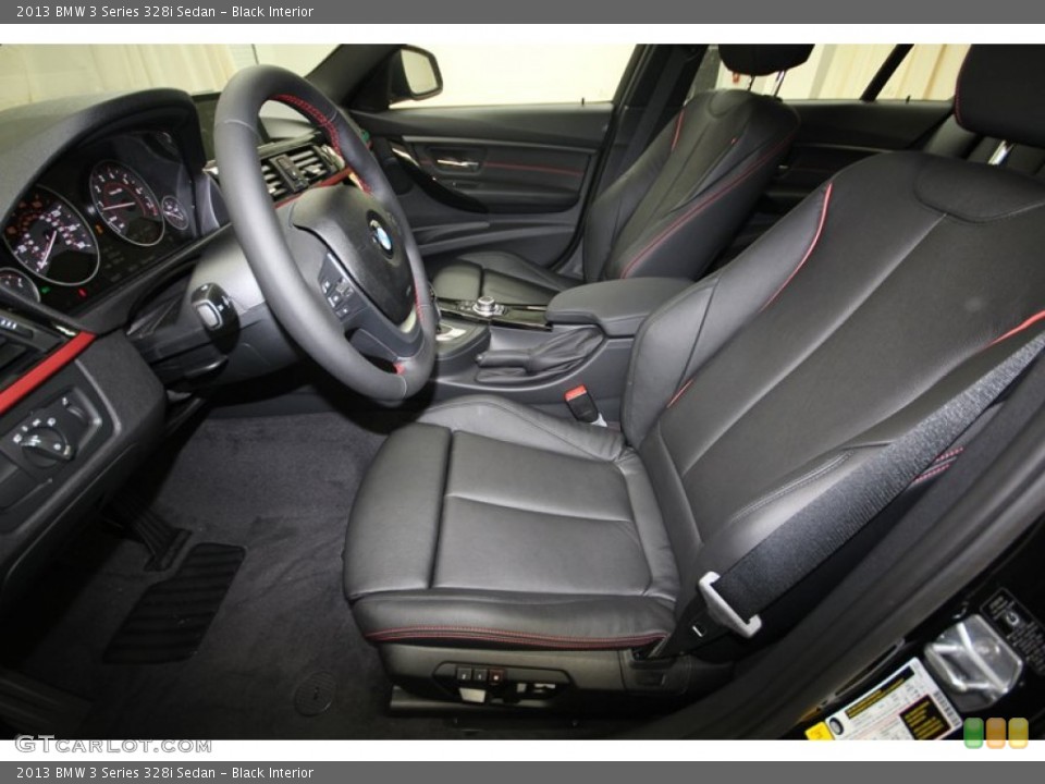 Black Interior Photo for the 2013 BMW 3 Series 328i Sedan #80721596