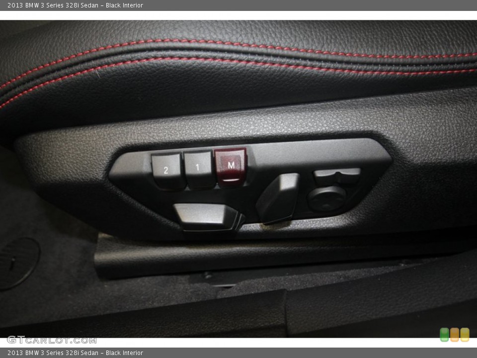 Black Interior Controls for the 2013 BMW 3 Series 328i Sedan #80721629