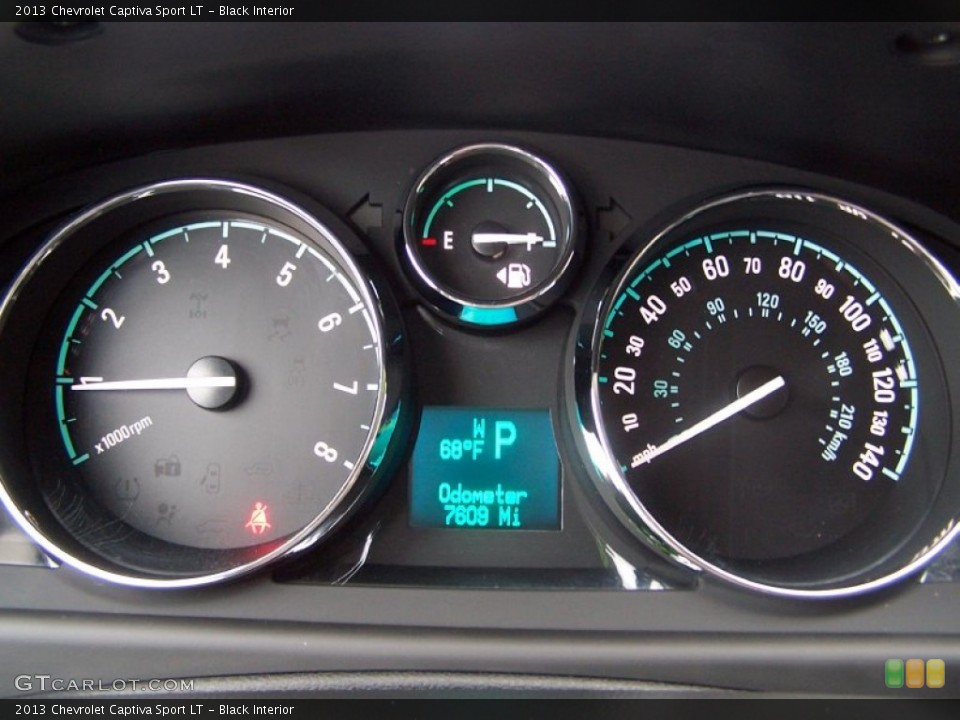Black Interior Gauges for the 2013 Chevrolet Captiva Sport LT #80722424