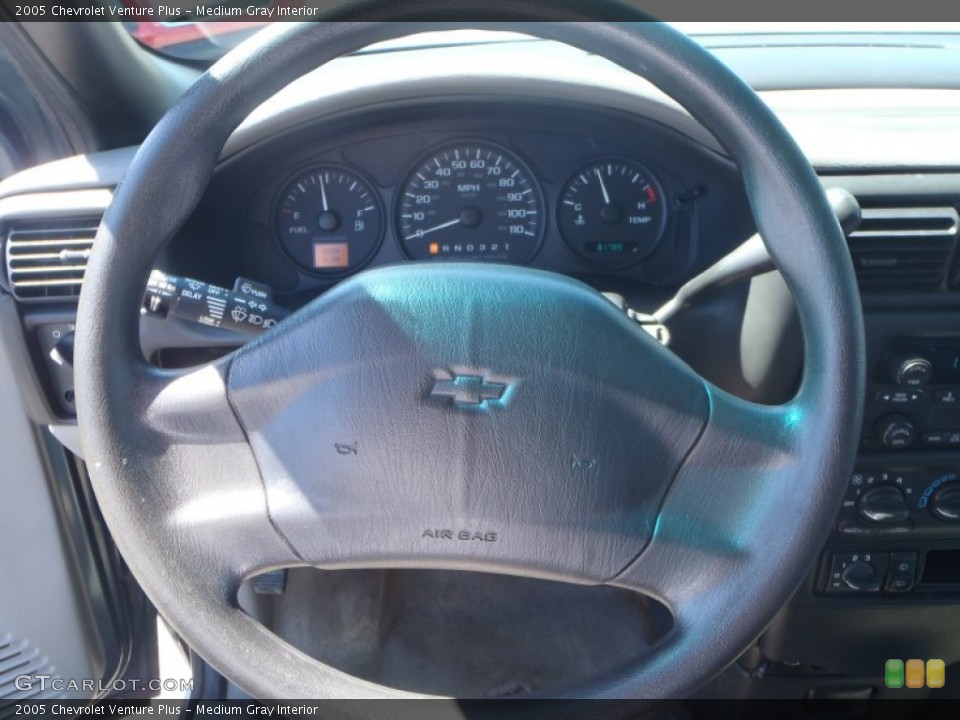 Medium Gray Interior Steering Wheel for the 2005 Chevrolet Venture Plus #80724093