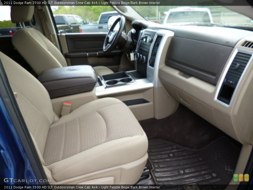 Light Pebble Beige/Bark Brown Interior Photo for the 2011 Dodge Ram 3500 HD SLT Outdoorsman Crew Cab 4x4 #80724339