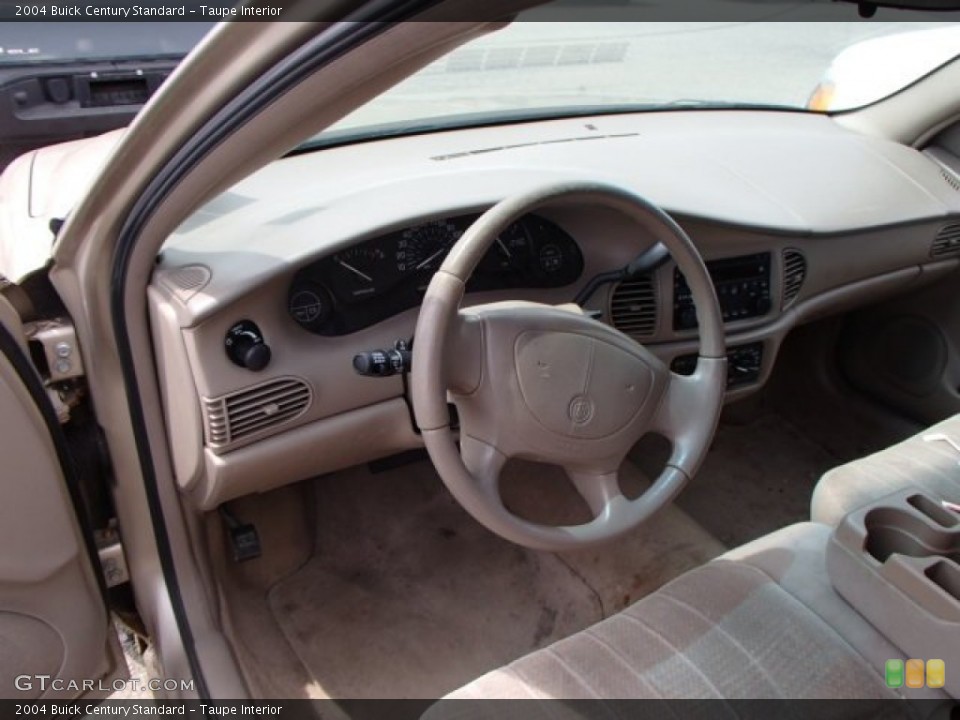 Taupe Interior Photo for the 2004 Buick Century Standard #80729136