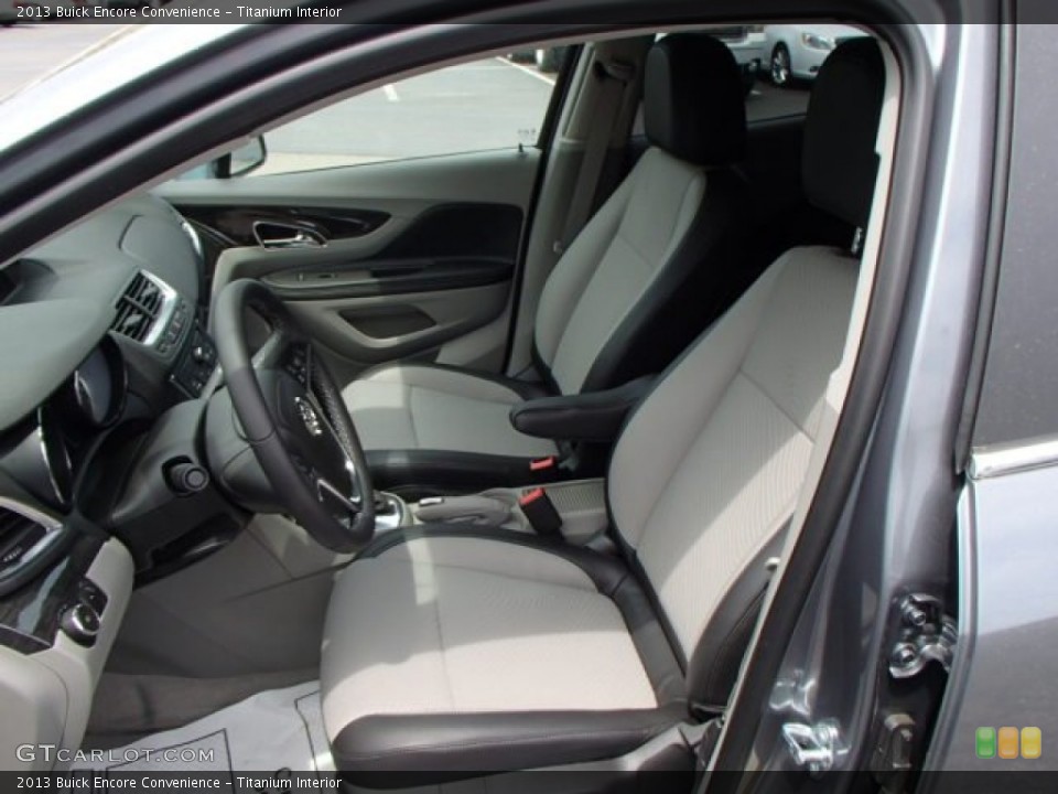 Titanium Interior Front Seat for the 2013 Buick Encore Convenience #80730255