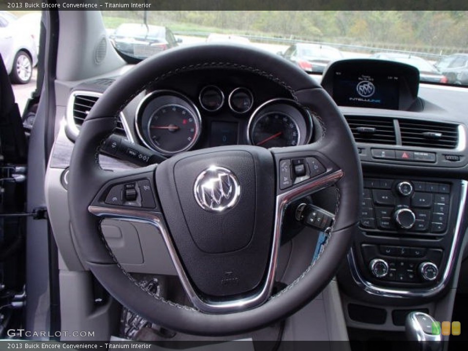 Titanium Interior Steering Wheel for the 2013 Buick Encore Convenience #80730409