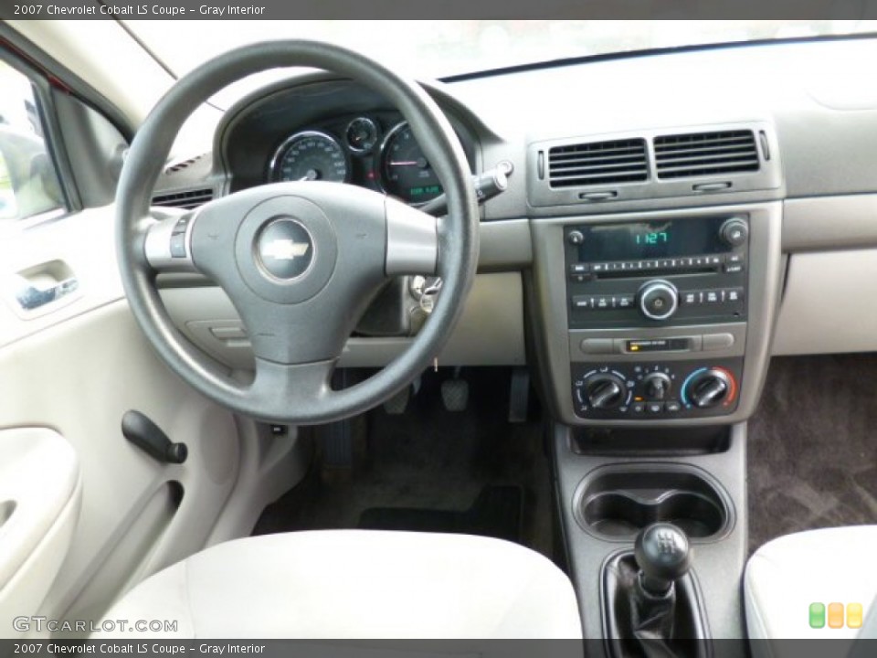 Gray Interior Dashboard for the 2007 Chevrolet Cobalt LS Coupe #80731131