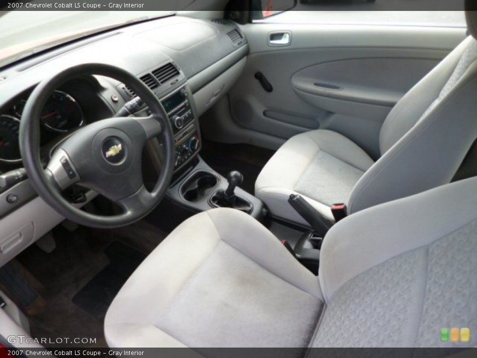 Gray Interior Prime Interior for the 2007 Chevrolet Cobalt LS Coupe #80731191