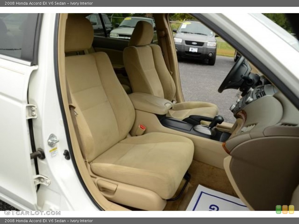 Ivory Interior Photo for the 2008 Honda Accord EX V6 Sedan #80733015