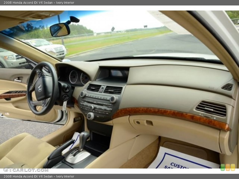 Ivory Interior Dashboard for the 2008 Honda Accord EX V6 Sedan #80733032