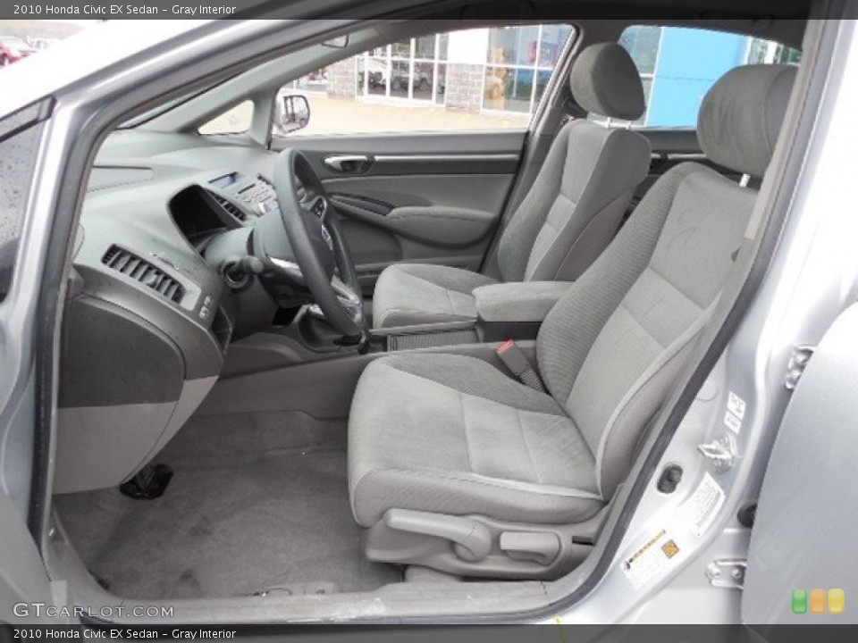 Gray Interior Photo for the 2010 Honda Civic EX Sedan #80733365