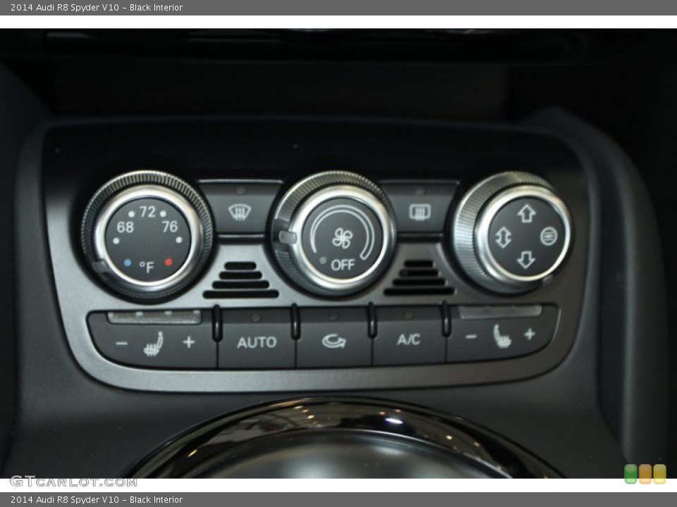 Black Interior Controls for the 2014 Audi R8 Spyder V10 #80735148