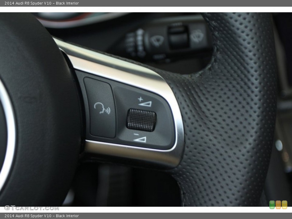 Black Interior Controls for the 2014 Audi R8 Spyder V10 #80735238