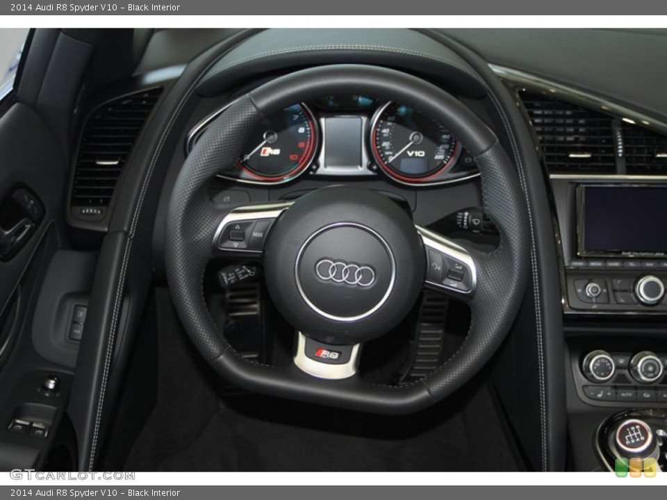 Black Interior Steering Wheel for the 2014 Audi R8 Spyder V10 #80735331
