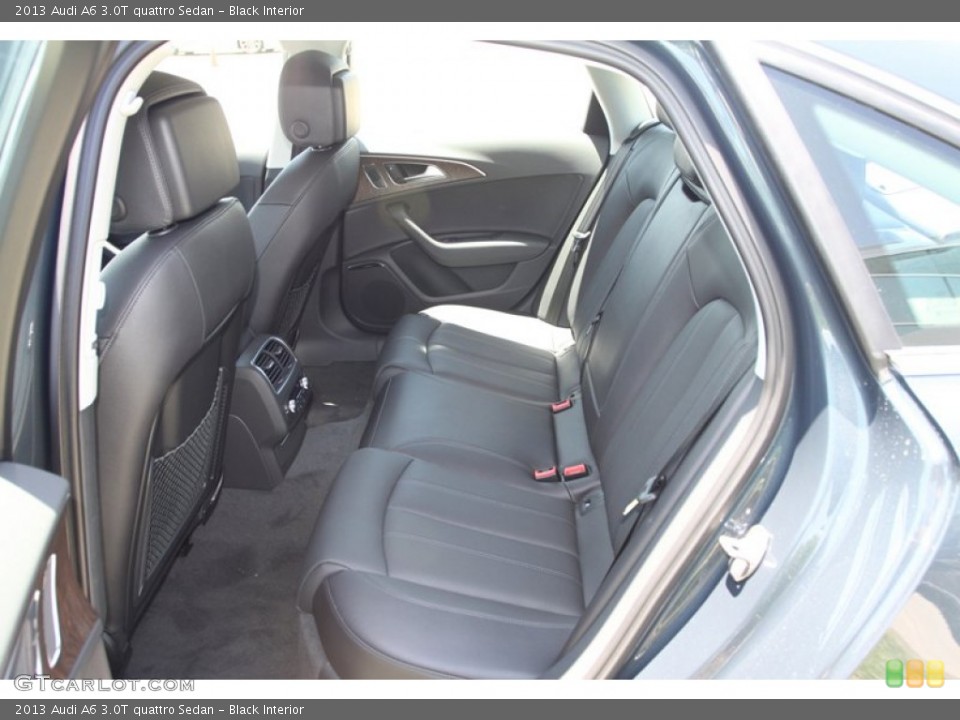 Black Interior Rear Seat for the 2013 Audi A6 3.0T quattro Sedan #80735914