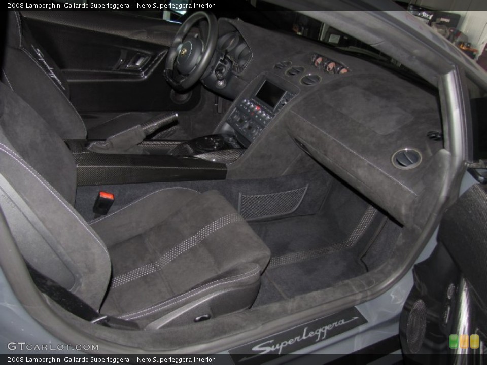 Nero Superleggera Interior Photo for the 2008 Lamborghini Gallardo Superleggera #80737589