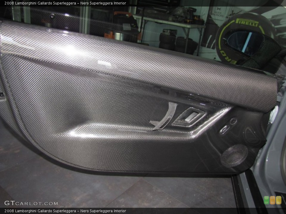 Nero Superleggera Interior Door Panel for the 2008 Lamborghini Gallardo Superleggera #80737616