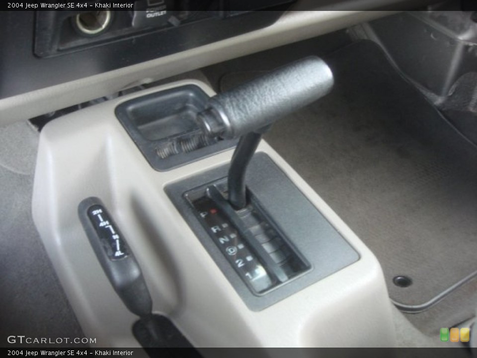 Khaki Interior Transmission for the 2004 Jeep Wrangler SE 4x4 #80737722