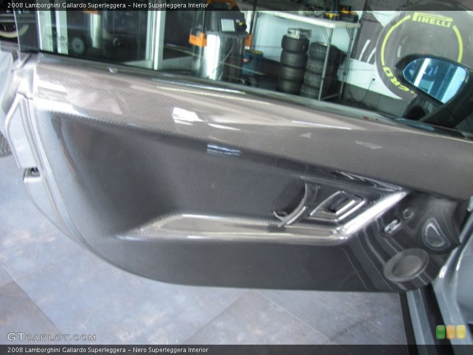 Nero Superleggera Interior Door Panel for the 2008 Lamborghini Gallardo Superleggera #80737741