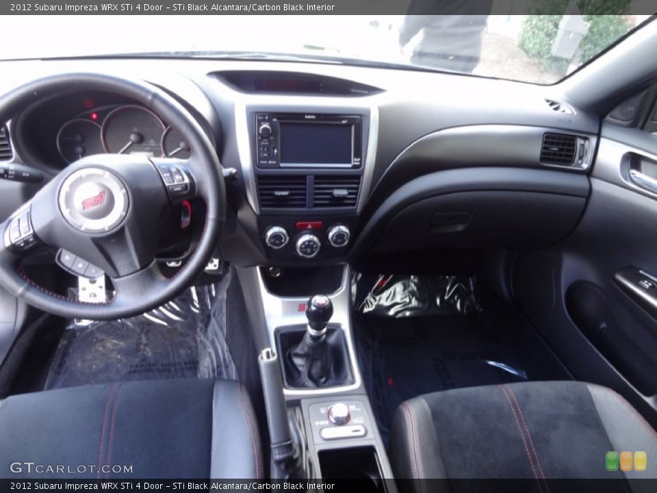 STi Black Alcantara/Carbon Black Interior Dashboard for the 2012 Subaru Impreza WRX STi 4 Door #80738754