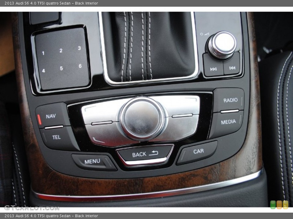 Black Interior Controls for the 2013 Audi S6 4.0 TFSI quattro Sedan #80739112
