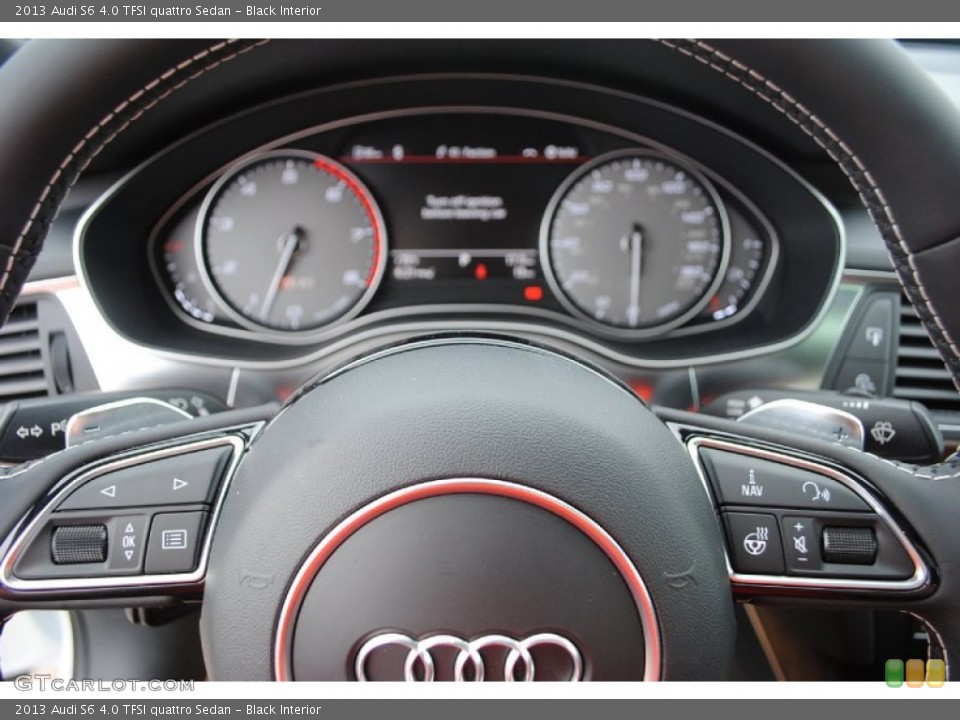 Black Interior Controls for the 2013 Audi S6 4.0 TFSI quattro Sedan #80739136