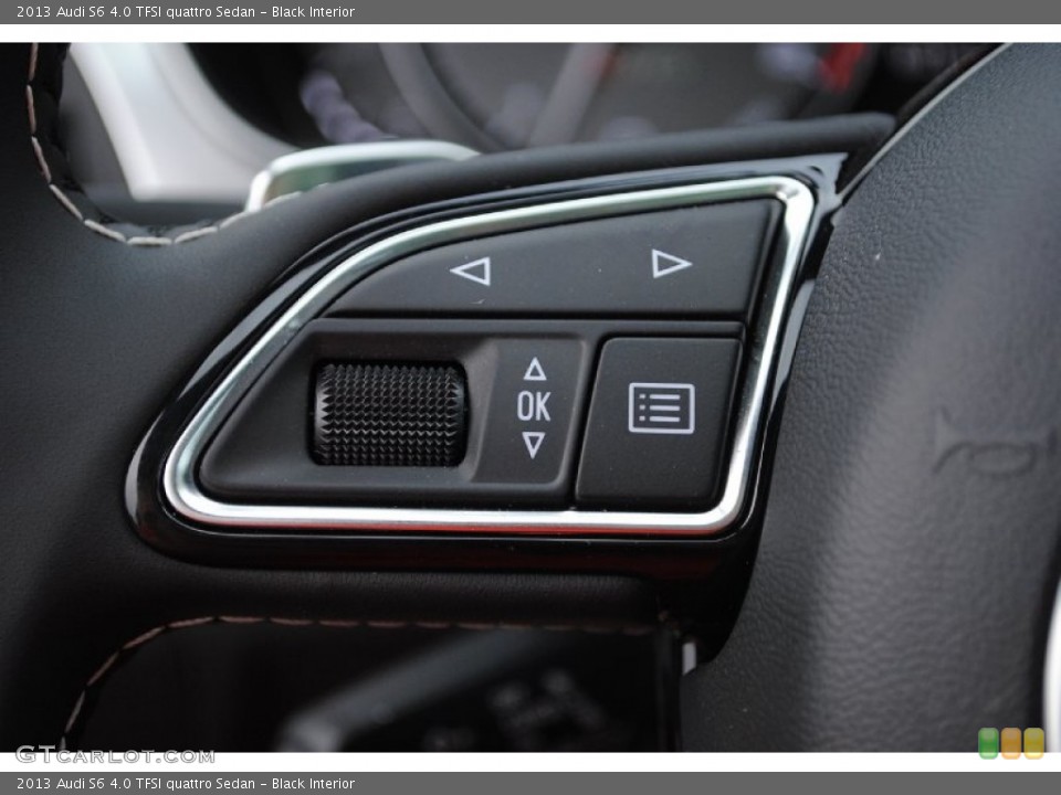 Black Interior Controls for the 2013 Audi S6 4.0 TFSI quattro Sedan #80739152