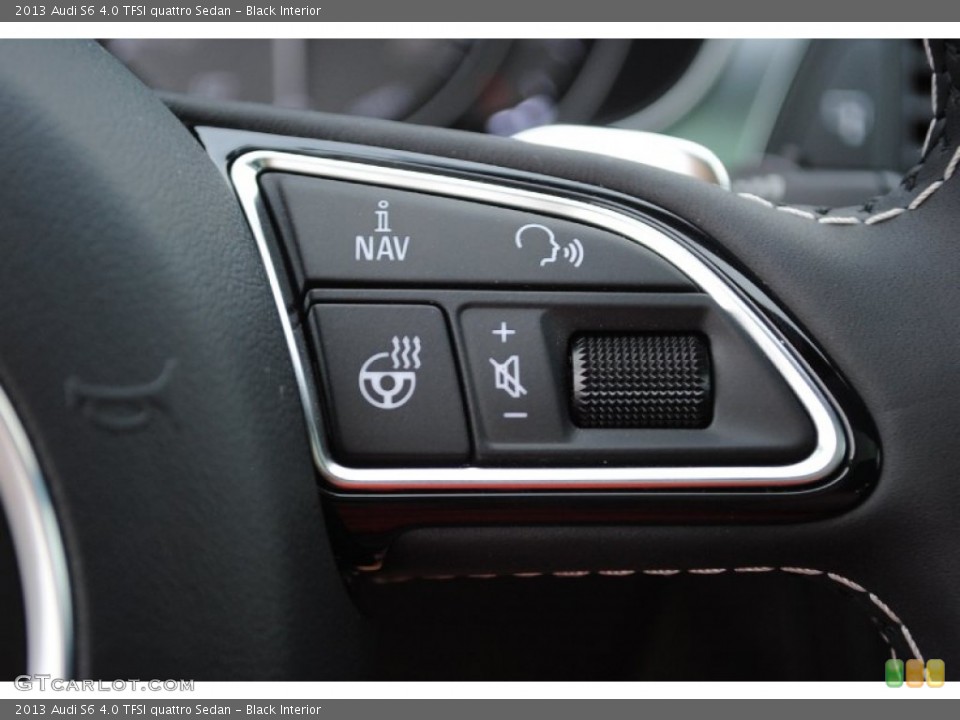 Black Interior Controls for the 2013 Audi S6 4.0 TFSI quattro Sedan #80739174