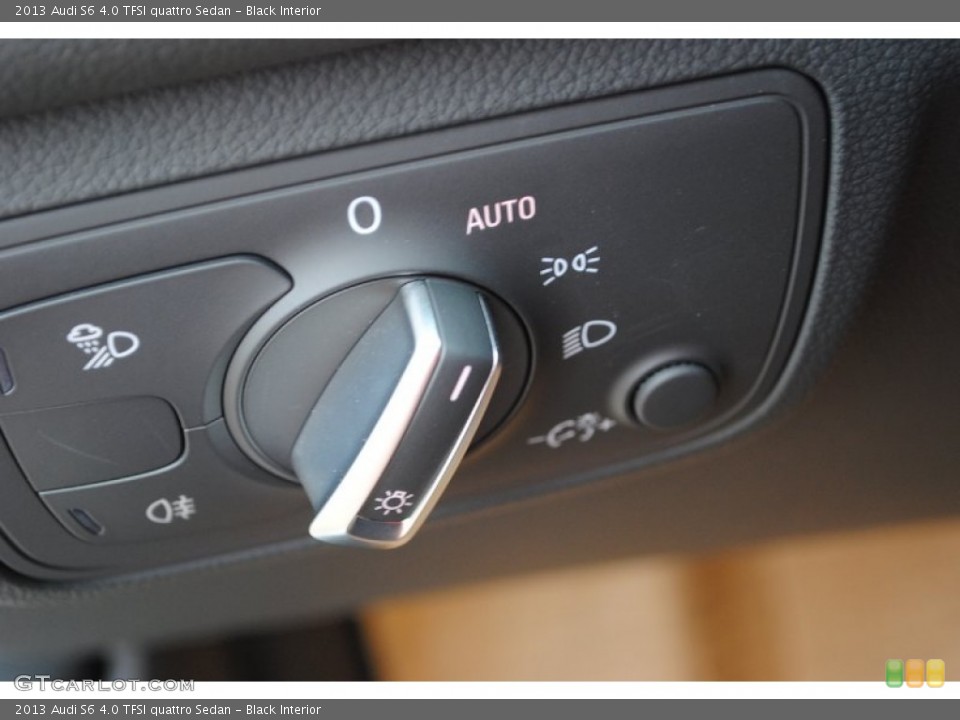 Black Interior Controls for the 2013 Audi S6 4.0 TFSI quattro Sedan #80739313