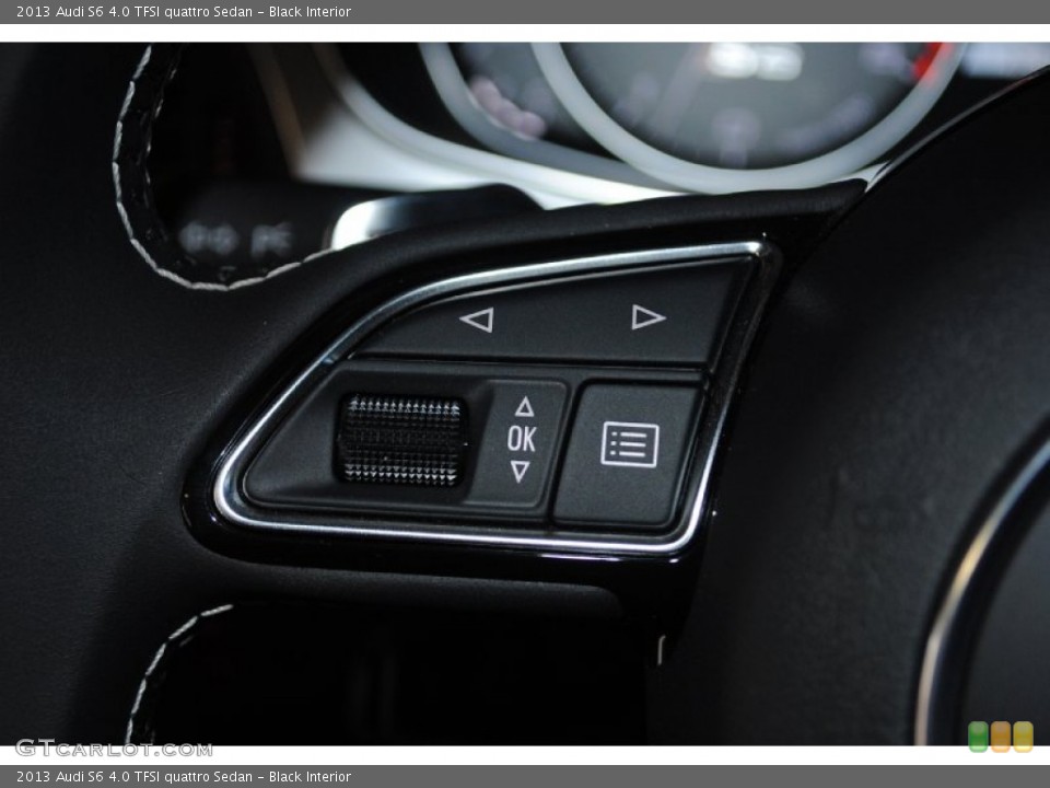 Black Interior Controls for the 2013 Audi S6 4.0 TFSI quattro Sedan #80740137