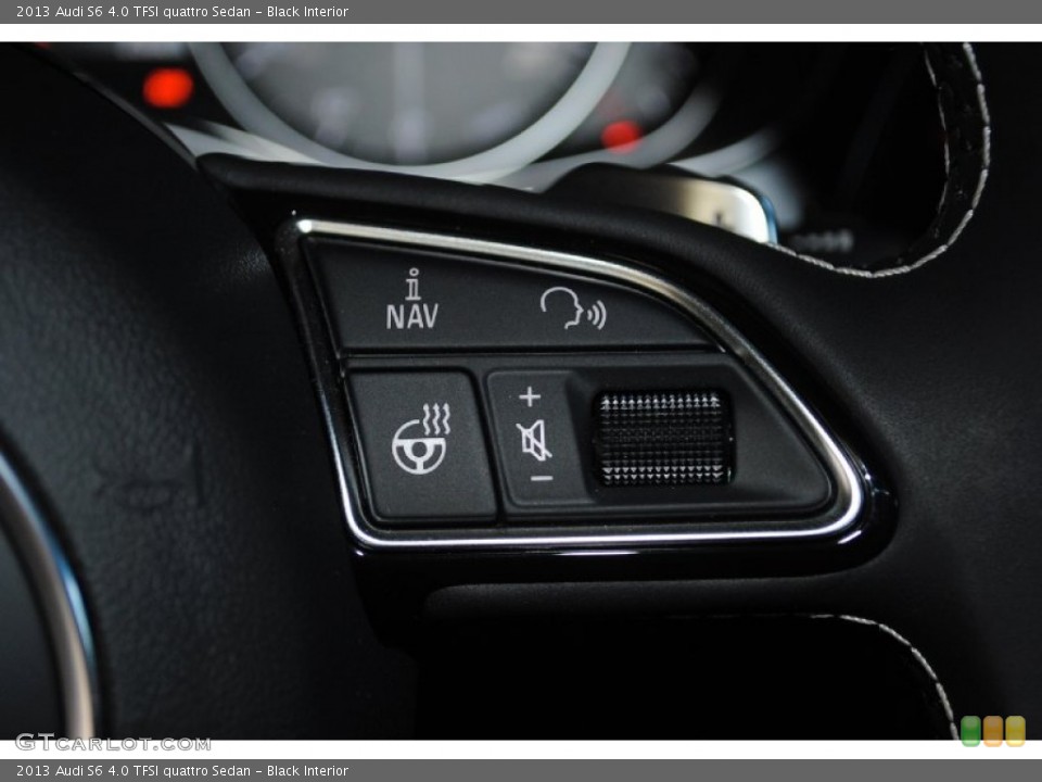 Black Interior Controls for the 2013 Audi S6 4.0 TFSI quattro Sedan #80740161