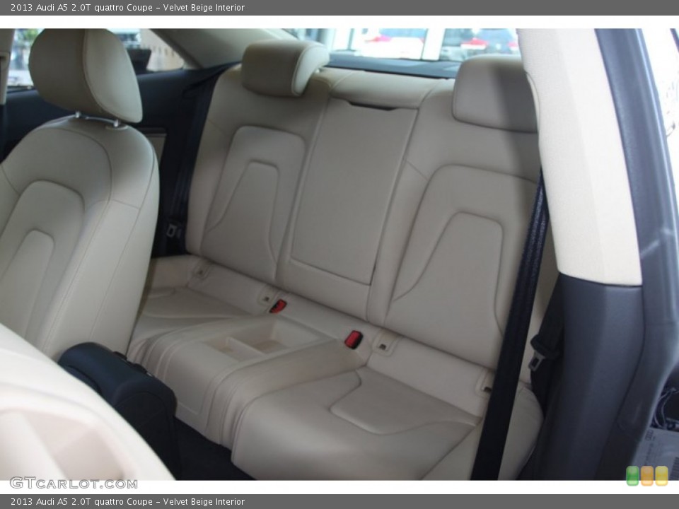 Velvet Beige Interior Rear Seat for the 2013 Audi A5 2.0T quattro Coupe #80740765