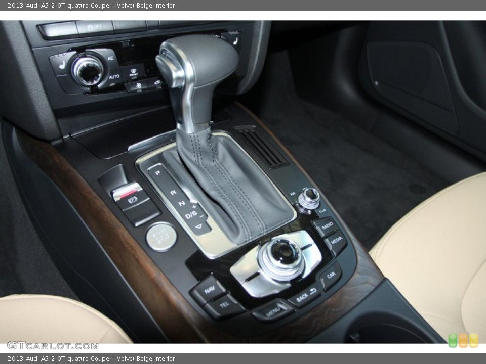 Velvet Beige Interior Transmission for the 2013 Audi A5 2.0T quattro Coupe #80740813