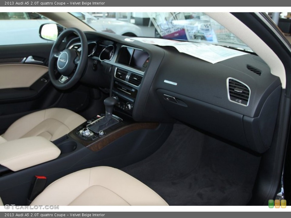 Velvet Beige Interior Photo for the 2013 Audi A5 2.0T quattro Coupe #80741019
